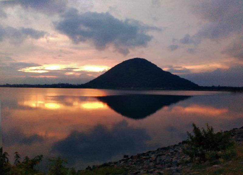 Serene Baranti Lake with hills
